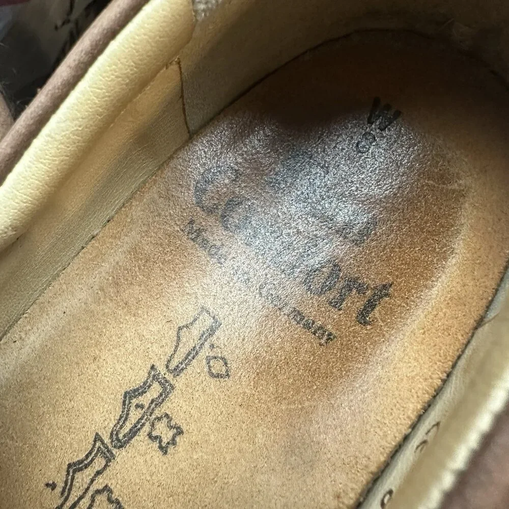 Finn Comfort Men’s Shoes Size 8W Brown Leather Lace Up Casual Germany Surfside